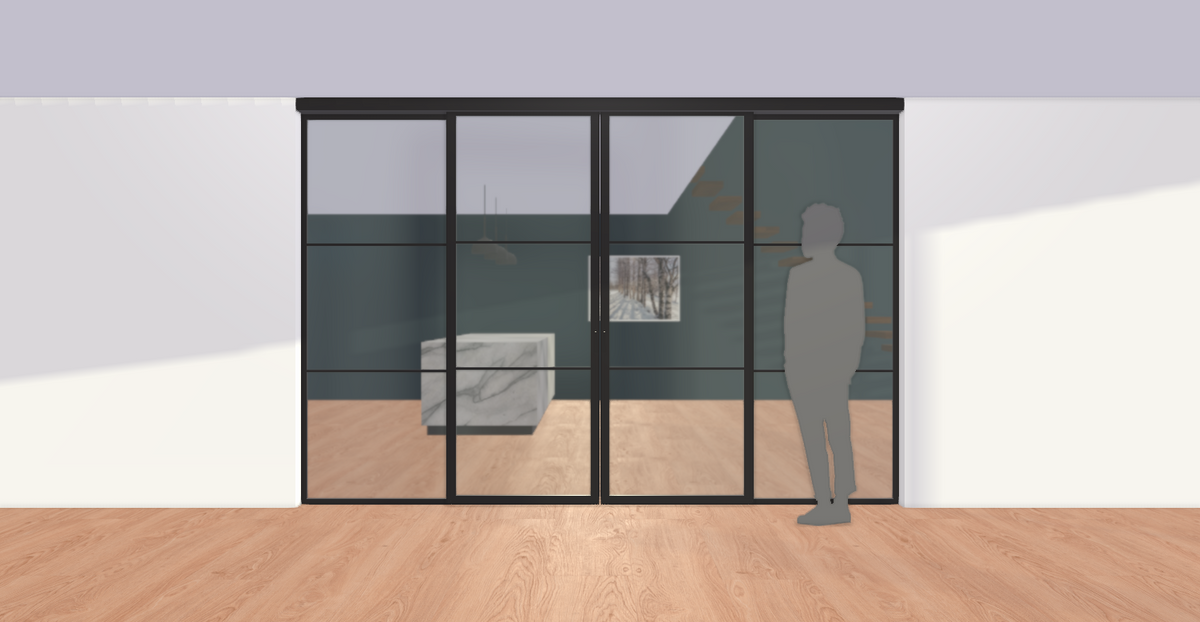 Slideways 5730 - Double door + Double partitions