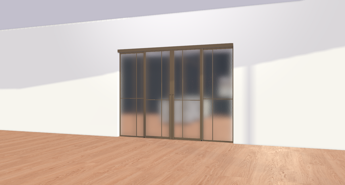 Slideways 5730 - Double door + Double partitions