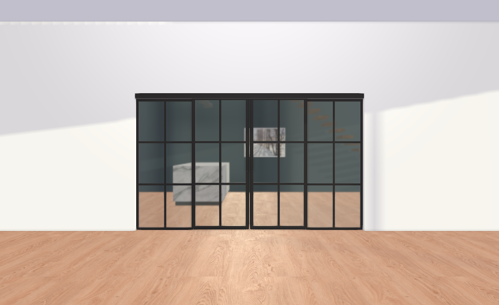 Slideways 5730 - Double door + Double partitions
