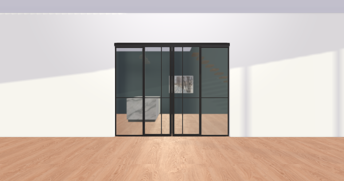 Slideways 5730 - Double door + Double partitions