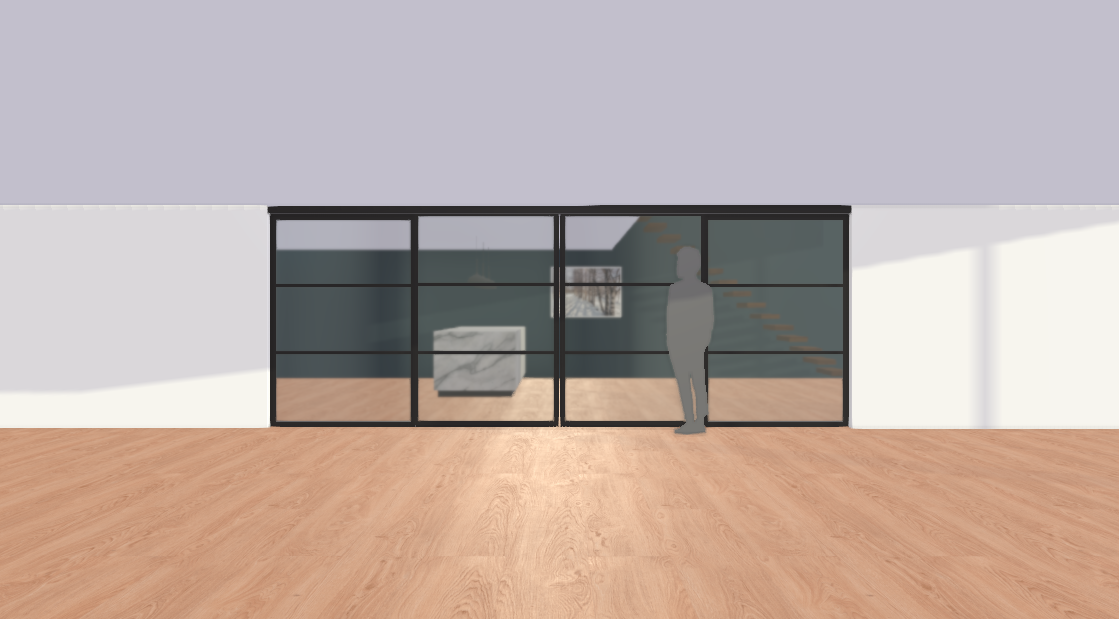 Slideways 5730 - Double door + Double partitions