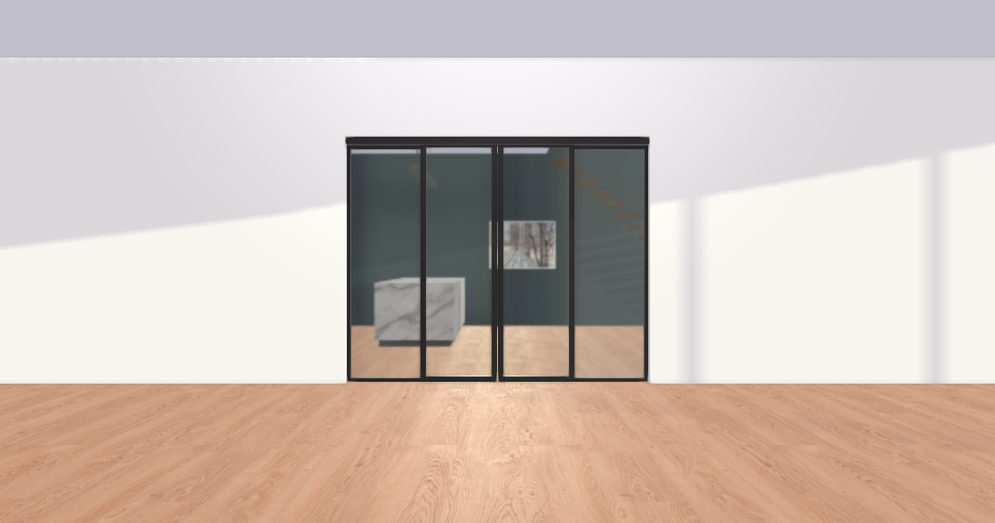 Slideways 5730 - Double door + Double partitions