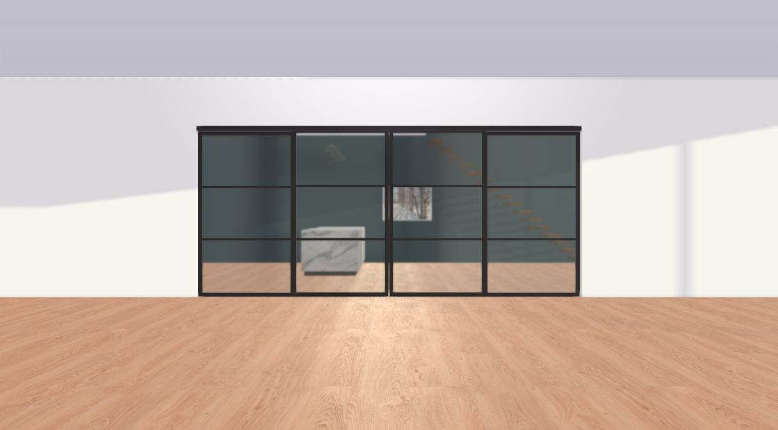 Slideways 5730 - Double door + Double partitions