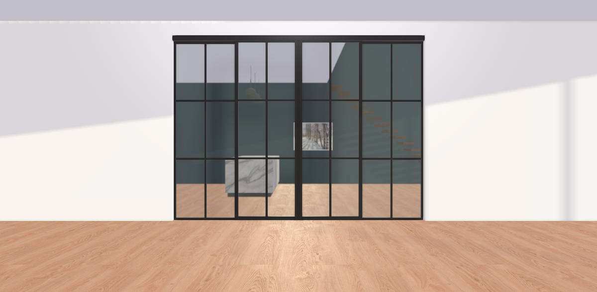 Slideways 5730 - Double door + Double partitions