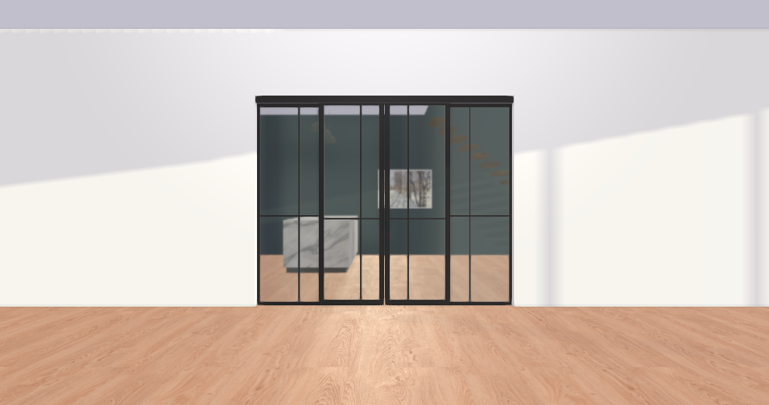 Slideways 5730 - Double door + Double partitions